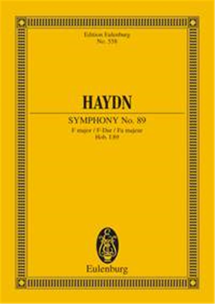 Symphony No. 89 F major Hob. I: 89